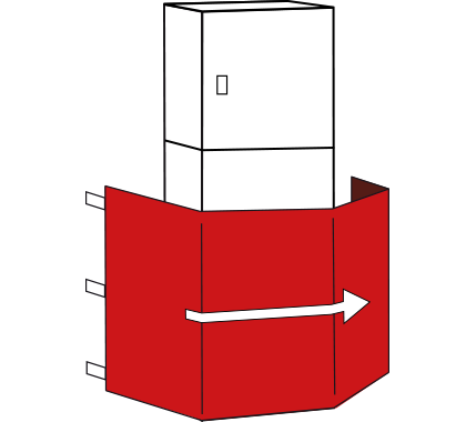 ISK-Retourenverpackung Guertel Weisswaren