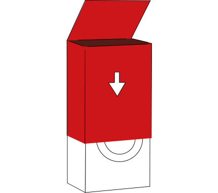 ISK-Retourenverpackung Haube Weisswaren